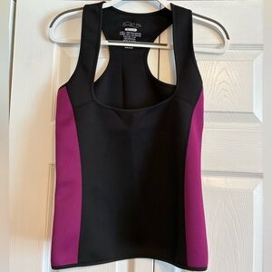 Black and Purple Shapewear Tank